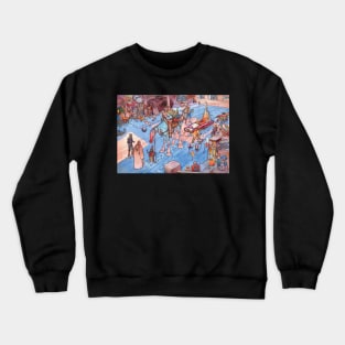 Moebius - Jean Giraud - camels Crewneck Sweatshirt